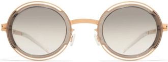 Mykita Accessoires, Dames, Beige, ONE Size, Decades Pearl A83 Zonnebril
