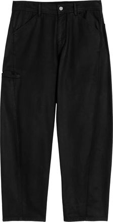 Christophe Lemaire Twisted Workwear trousers - men - Fabric - 46 - Black