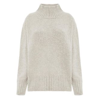 Malo Dames, Truien, Beige, Maat: XS Kasjmier