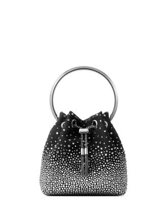Jimmy Choo London Bon Bon tote bag - women - Metal/Fabric/glass - One Size - Black