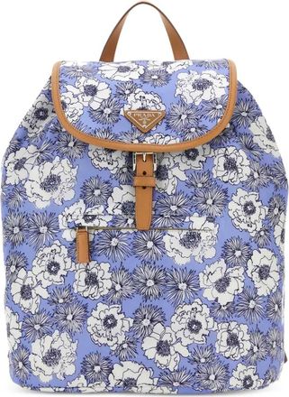 Prada Zaino a fiori - Blu
