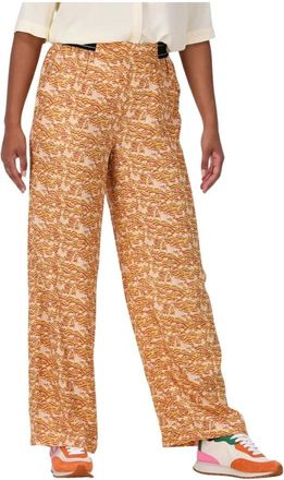 Scotch & Soda Wijde Drapey Pyjamabroek - Dames - Wijde Broeken - Oranje - XS - Broeken