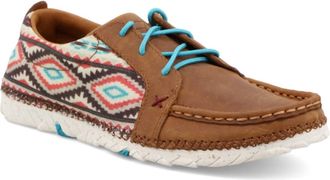 Twisted X Boots Womens Zero-X Casual Shoes In Aztec Brown