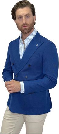 Manuel Ritz Hombre, Chaquetas, Azul, Talla: M
