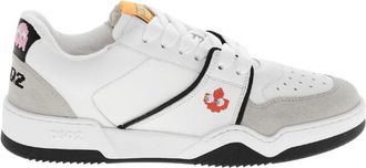 Dsquared2 White Color Block Sneakers