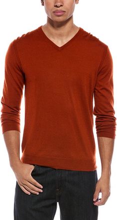N.Peal N. PEAL Conduit Fine Gauge Cashmere & Silk-Blend V-Neck Sweater