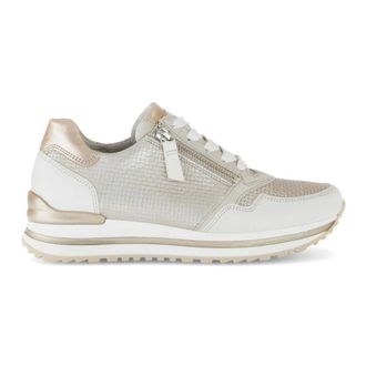 Gabor Schoenen, Dames, Beige, 40 EU, Leer, Sneakers