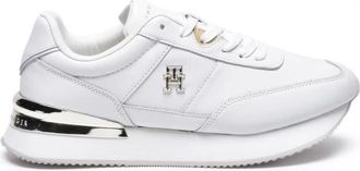 Tommy Hilfiger Elevated Feminine Runner - Dames - Sneakers - Wit - 42 EU - Leer - Schoenen