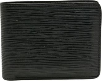 Louis Vuitton Pre-owned Vintage Leren Portemonnee - Heren - Vintage Accessoires - Zwart - ONE Size - Leer - Vintage