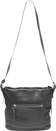 Coach Pre-owned Shoulder Bag - Dames - Vintage Schoudertas - Zwart - ONE Size - Leer - Vintage