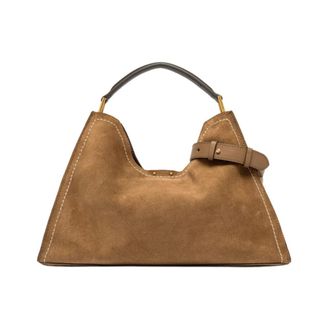 Gianni Chiarini Shoulder Bags, female, Brown, Size: ONE SIZE Aurora Hobo Bag