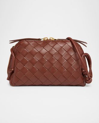 Bottega Veneta Zip Leather Pouch Shoulder Bag