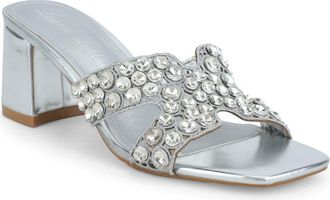 Lauren Lorraine Sassy Sandals in Silver at Nordstrom, Size 6.5