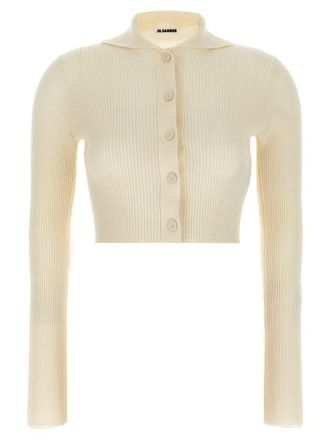 Jil Sander Ribbed Cardigan