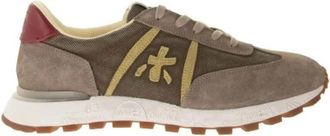 Premiata Johnlow Sneakers - Heren - Sneakers - Beige - 40 EU - Katoen - Schoenen