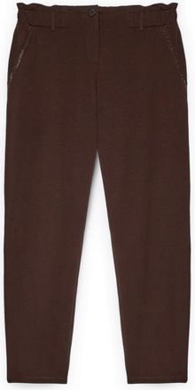 Fiorella Rubino Broeken, Dames, Bruin, XS, Katoen, Balloon Pants