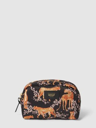 Wouf Kosmetiktasche mit Animal-Print Modell Salome in Black, Größe 1