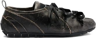 Simone Rocha Ballerina Grip Sneakers - Womens - Rubber/Leather