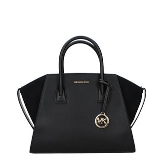 Michael Kors Avril Damess Handtas Leer Zwart