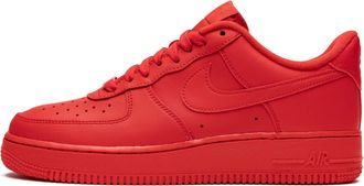 Nike Nike Mens Air Force 1 07 LV8 Sneaker, Triple Red, 7