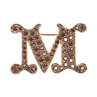 Max Mara Facella Broche - Dames - Broches - Geel - ONE Size - Accessoires