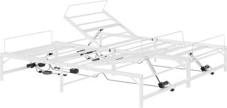 vidaXL Estructura De Cama Ajustable El&eacute;ctrica Blanco 90 X 213 Cm Acero Vidaxl