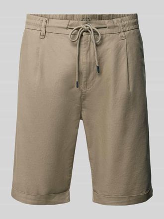 Lerros Chino-Shorts mit Tunnelzug Modell DAWSON in Sand, Gr&ouml;&szlig;e 34