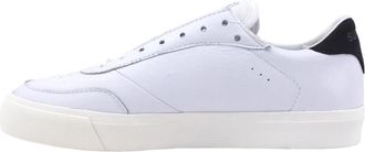 Superga Club S Up Comfort Leren Sneaker - Dames - Sneakers - Wit - 36 EU - Katoen - Schoenen