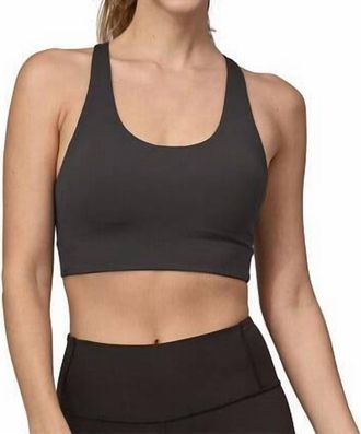 Patagonia Maipo Mid Impact Bra In Black