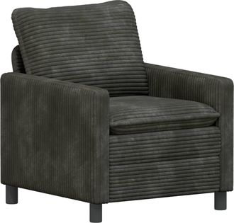 vidaXL Sof&aacute; Gris Antracita 76 X 81 X 87,5 Cm Poli&eacute;ster Vidaxl