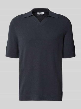 Marc O'Polo Denim Regular Fit Poloshirt aus Baumwoll-Mix in Dunkelgrau, Gr&ouml;&szlig;e XXL