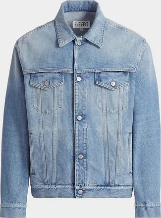 Maison Margiela Men & apos;s Cotton Denim Sports Jacket