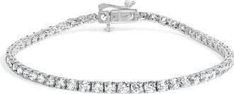 House of Brilliance 14K Gold 5.0 Cttw Lab Grown Diamond Tennis Bracelet