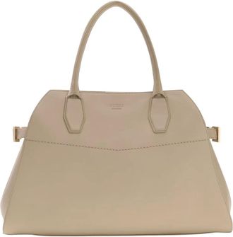 Guess Yulia Small Satchel - Dames - Handtassen - Beige - ONE Size - Tassen