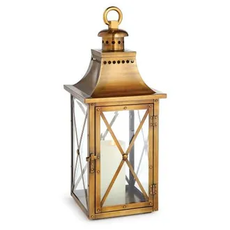 Napa Home & Garden Homes Lantern Large in Gold at Nordstrom