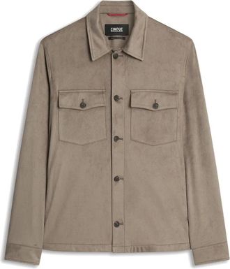 Cinque Cimulti Overshirt - Heren - Zomerjassen - Bruin - M - Katoen - Jassen