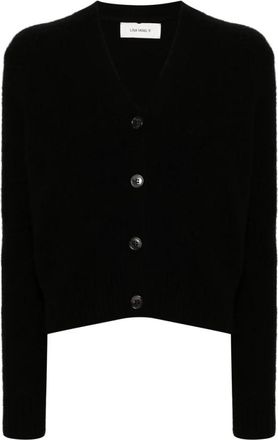 Lisa Yang Marionette V-hals Cardigan - Dames - Vesten - Zwart - XS - Kasjmier - Truien & Vesten