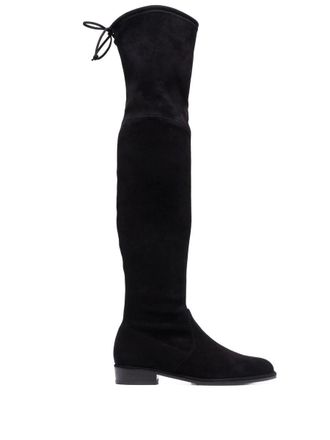 Stuart Weitzman Lowland Stretch Suede Over The Knee Boots