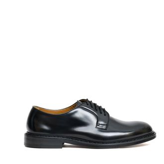 Doucal's Blake Stitch Seamless Leather Derby Shoes