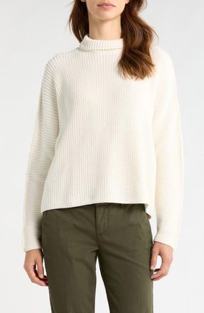 Frank & Eileen Montecito Turtleneck Sweater in Ivory at Nordstrom, Size X-Small