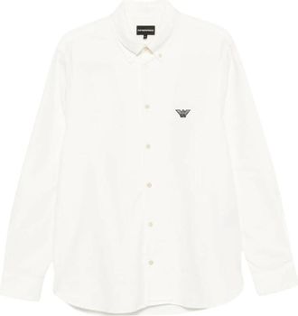 Emporio Armani Camisa de Botones - Shirts - Hombre - Blanco - 2XL
