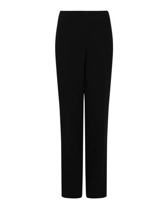 Ferragamo Womens Creased Bootcut Pants In Black