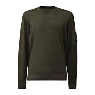 C.P. Company Maglia - male - C.P. Company - Round-neck Knitwear - Green - XL - Knitwear