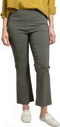 Avenue Montaigne Leo Signature Pants In Olive
