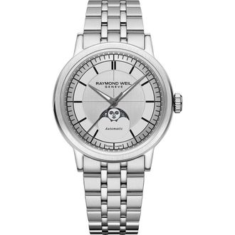 Raymond Weil Millesime Heren Horloge Zilverkleurig 2945-ST-65001