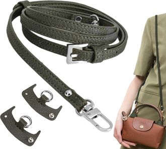 Generic Purse Straps for Handbags,PU Leather Adjustable Tote Replacement | Adjustable Strap for Purse with 2 Buckles - for Women Shoulder Small Handbag