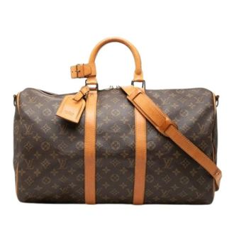 Louis Vuitton Pre-owned Weekend Bags, female, Brown, Size: ONE SIZE Pre-owned Keepall Bandouliere 45