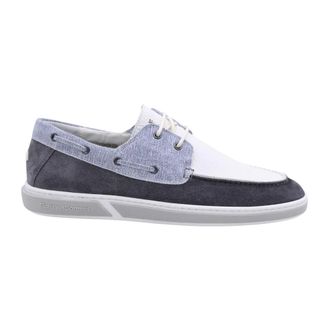 Floris Van Bommel Sailor Shoes, male, Blue, Size: 11 1/2 US DE Booter 01.00