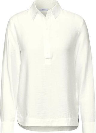 Cecil Lange Mouw Blouse - Dames - Blouses & Shirts - Wit - Maat: M