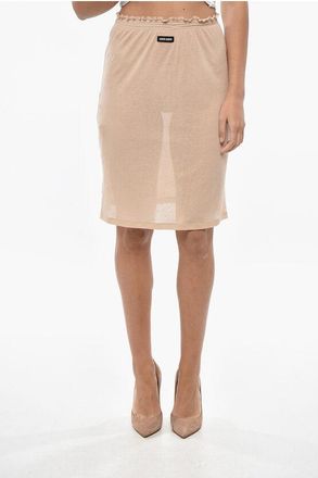 Miu Miu Cotton Jersey Midi Skirt size Xs